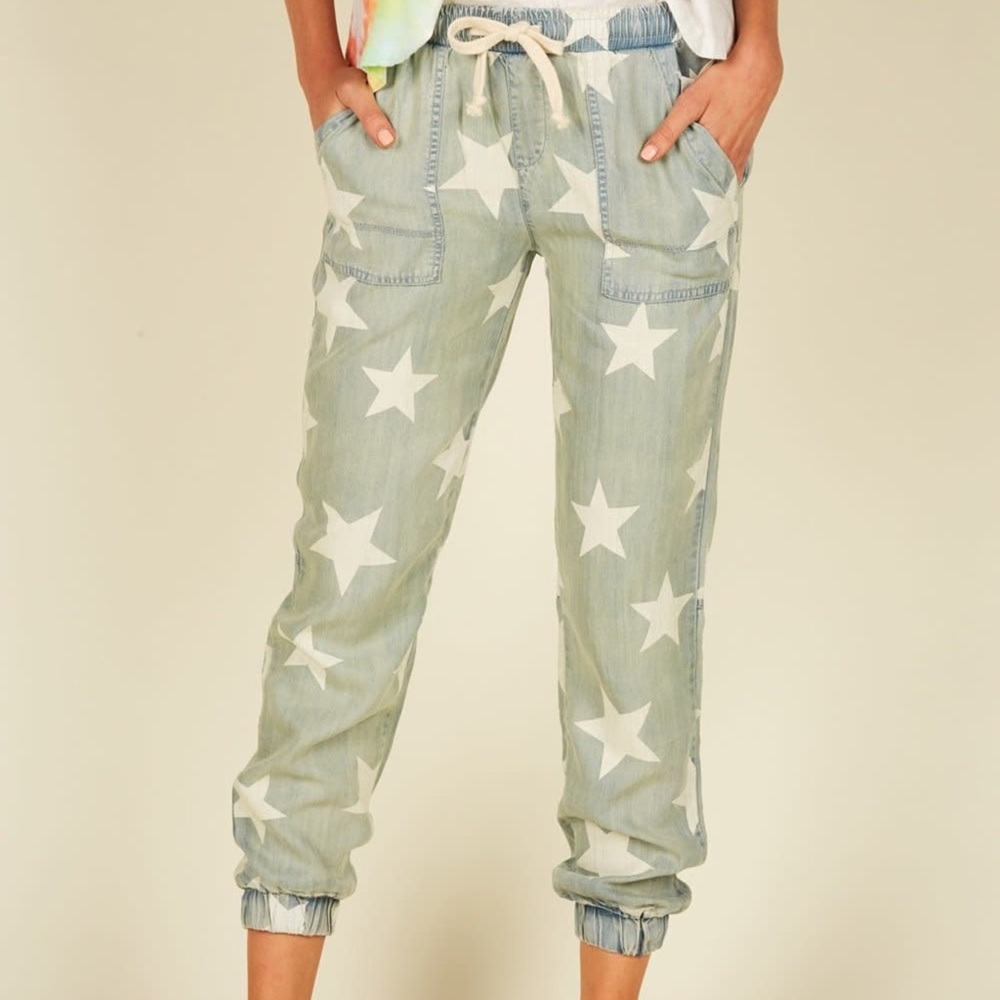 Star Print Joggers